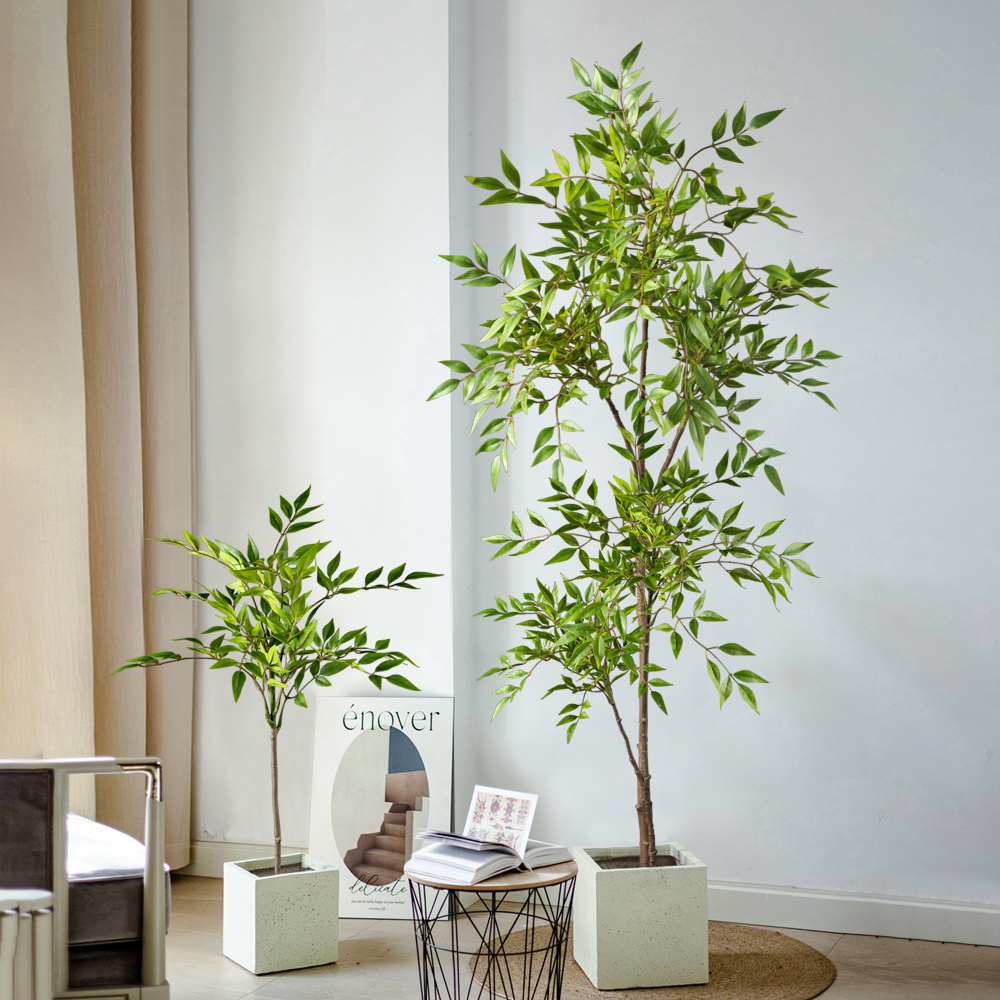 Dracaena Marginata - 75-140cm Largen Fake Nandina Tree Artificial