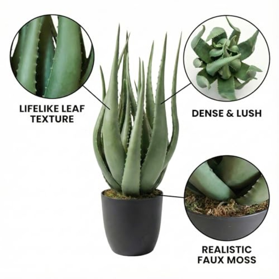 Large Potted Artificial Aloe V - Aloe Vera Pot 리뷰 및 가격