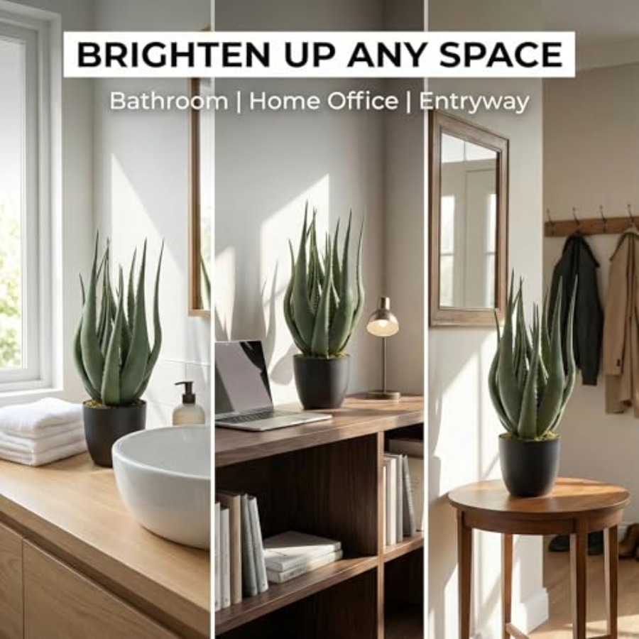 Large Potted Artificial Aloe V - Aloe Vera Pot 리뷰 및 가격