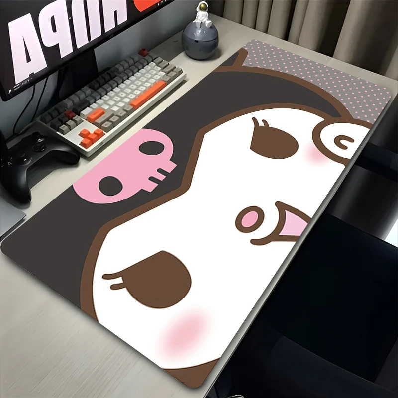Office Computer Desk Mat Kurom - Tradescantia Purple 리뷰 및 가격