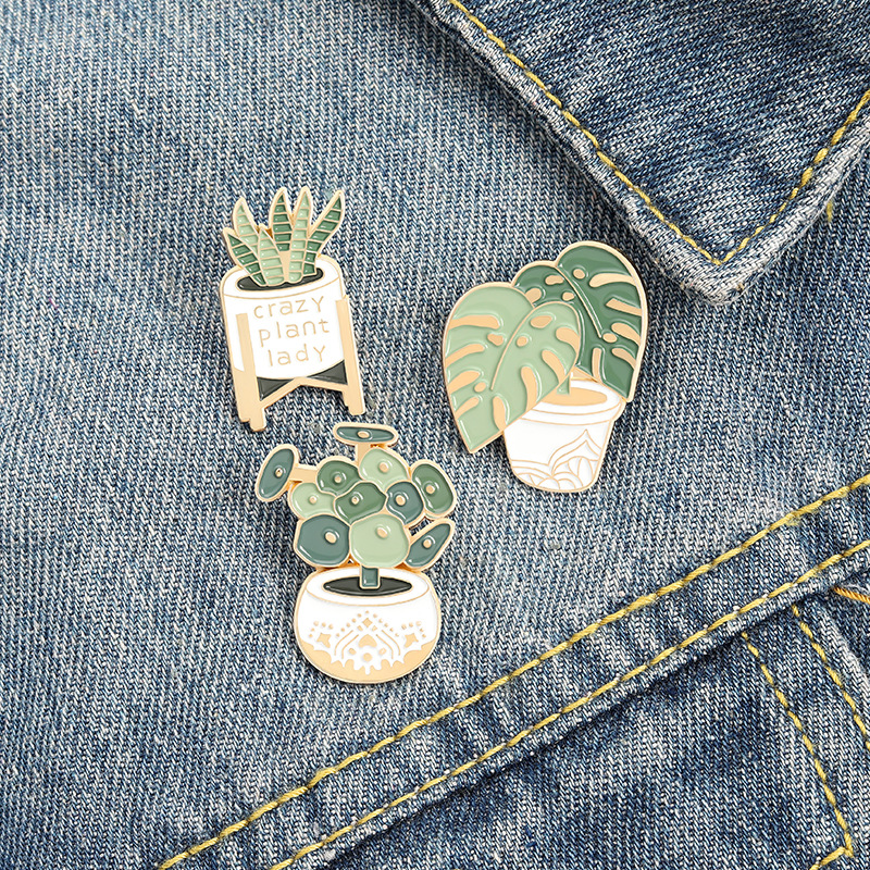 Potted Plant Brooch Monstera A - Aloe Vera Pot 리뷰 및 가격