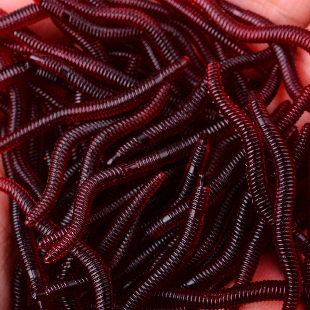 50pcs Lifelike Red Worm Soft L - Aglaonema Red 리뷰 및 가격
