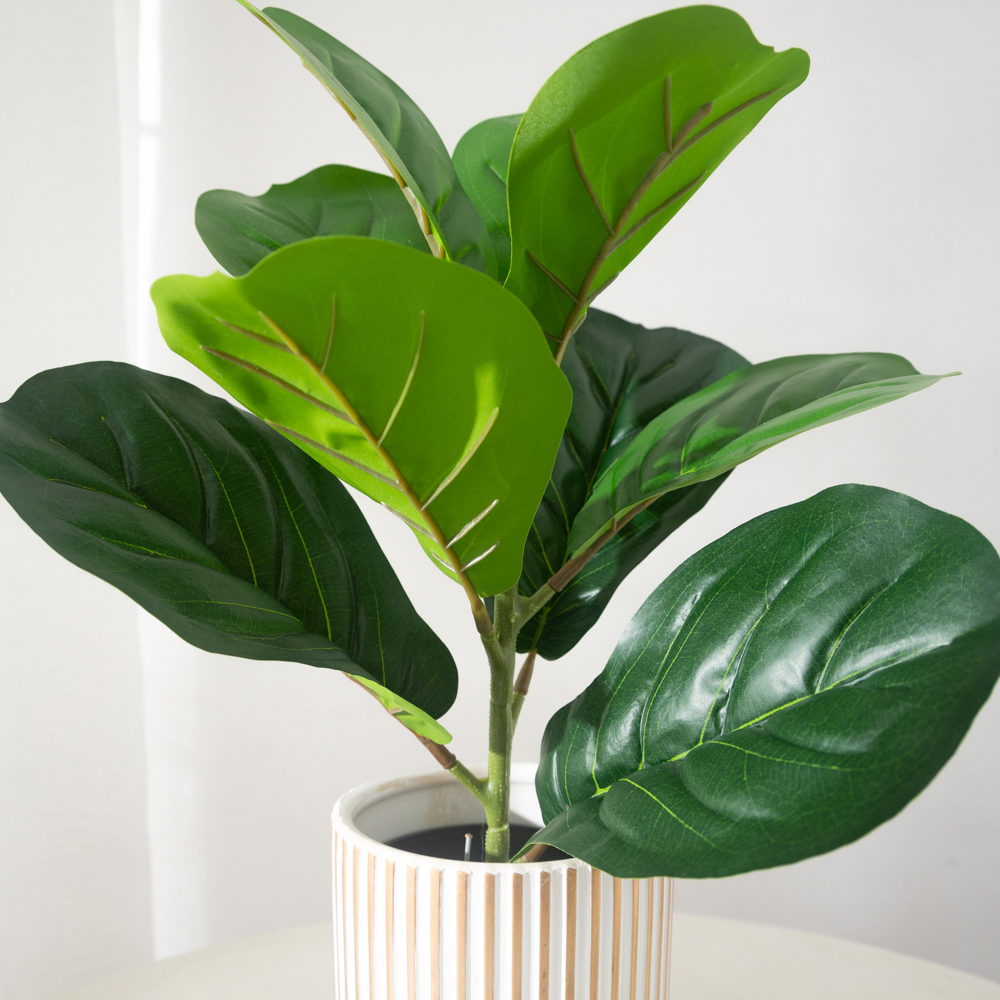 38cm 9 Forks Artificial Ficus  - Ficus Lyrata Tree 리뷰 및 가격
