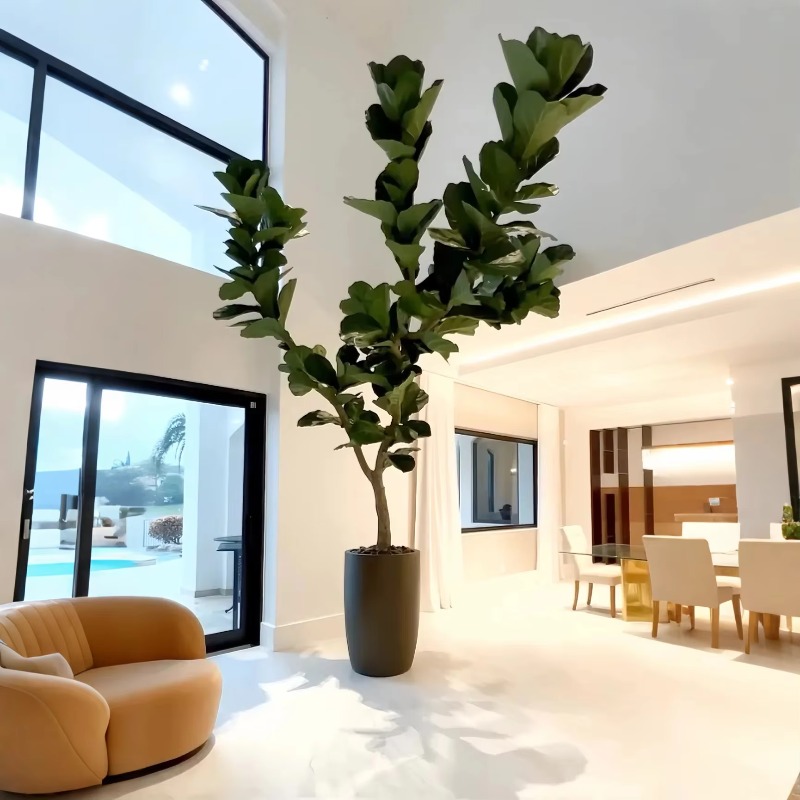 Artificial Plants Indoor Potte - Ficus Lyrata Tree 리뷰 및 가격