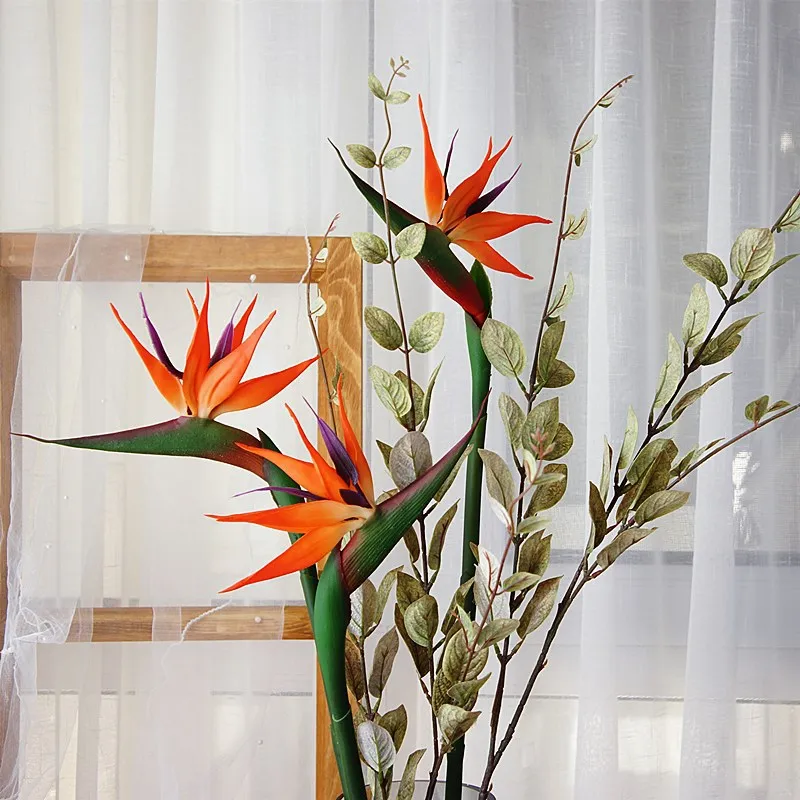 80CM artificial real touch flo - Bird Paradise Strelitzia 리뷰 및 가격