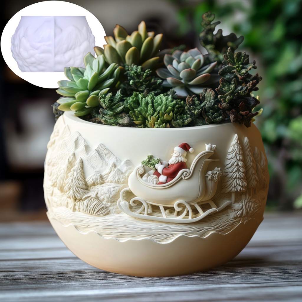 Cedar Sled Santa Claus Relief  - Echeveria Succulent 리뷰 및 가격