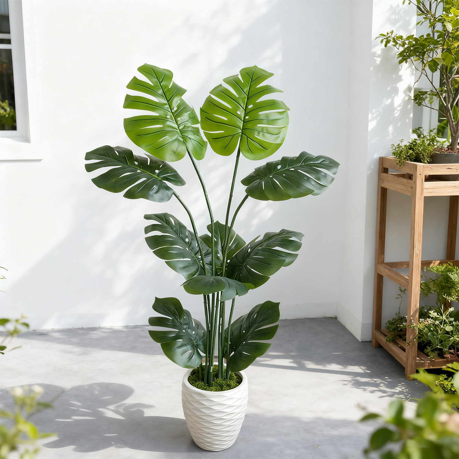 140Cm/4.6Ft Artificial Monster - Dracaena Marginata 리뷰 및 가격