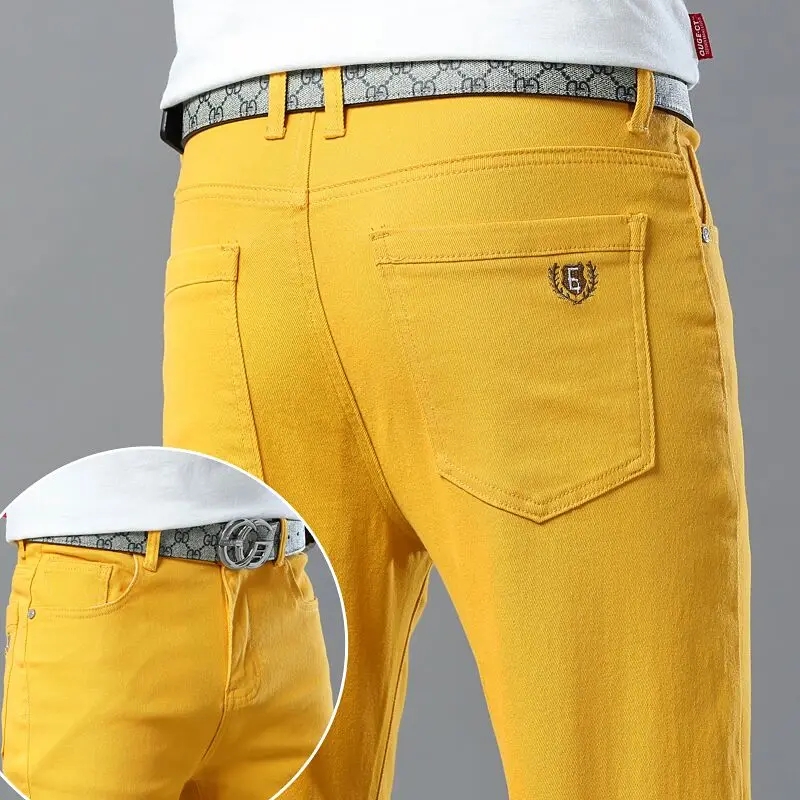 Men's Colorful Denim Stretch S - Aglaonema Red 리뷰 및 가격