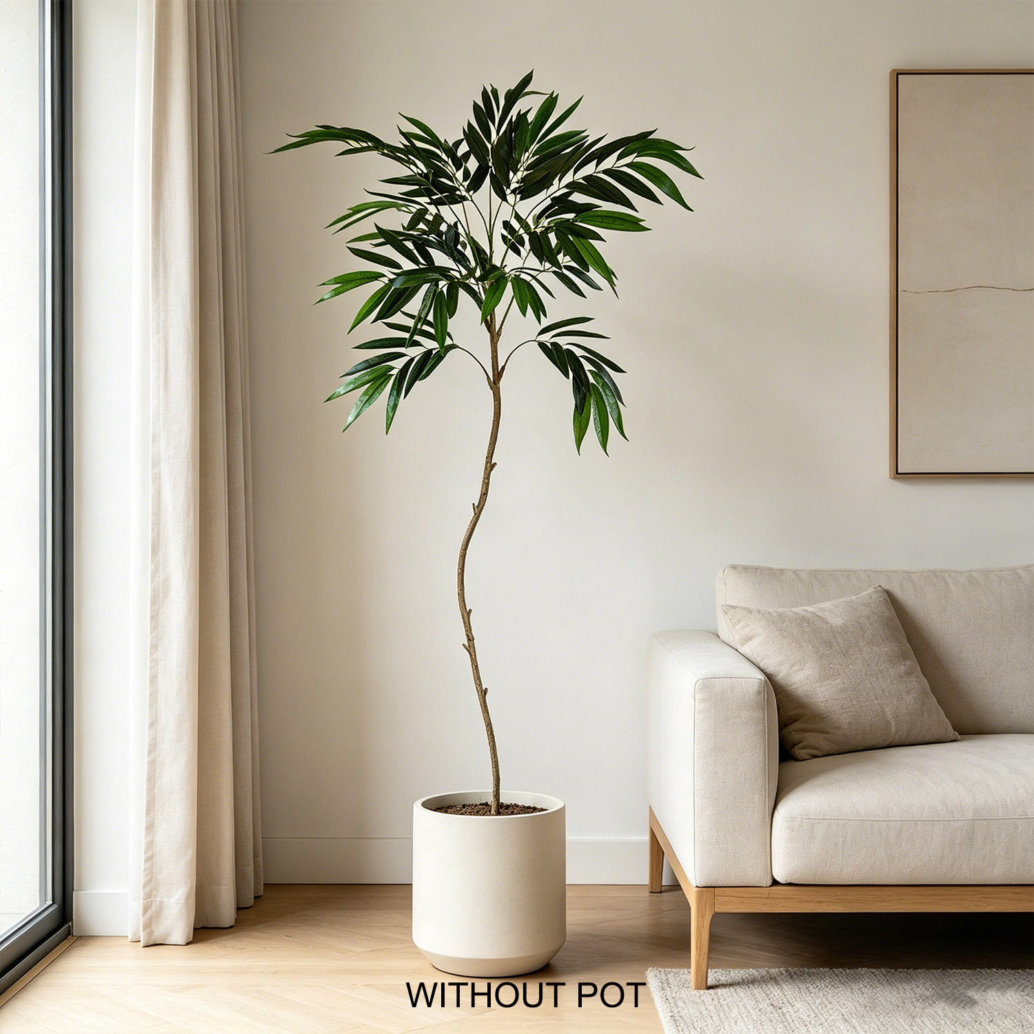 65-210cm/6.9ft Artificial Will - Ficus Lyrata Tree 리뷰 및 가격